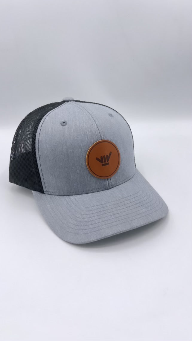 Leather Patch Trucker Hat