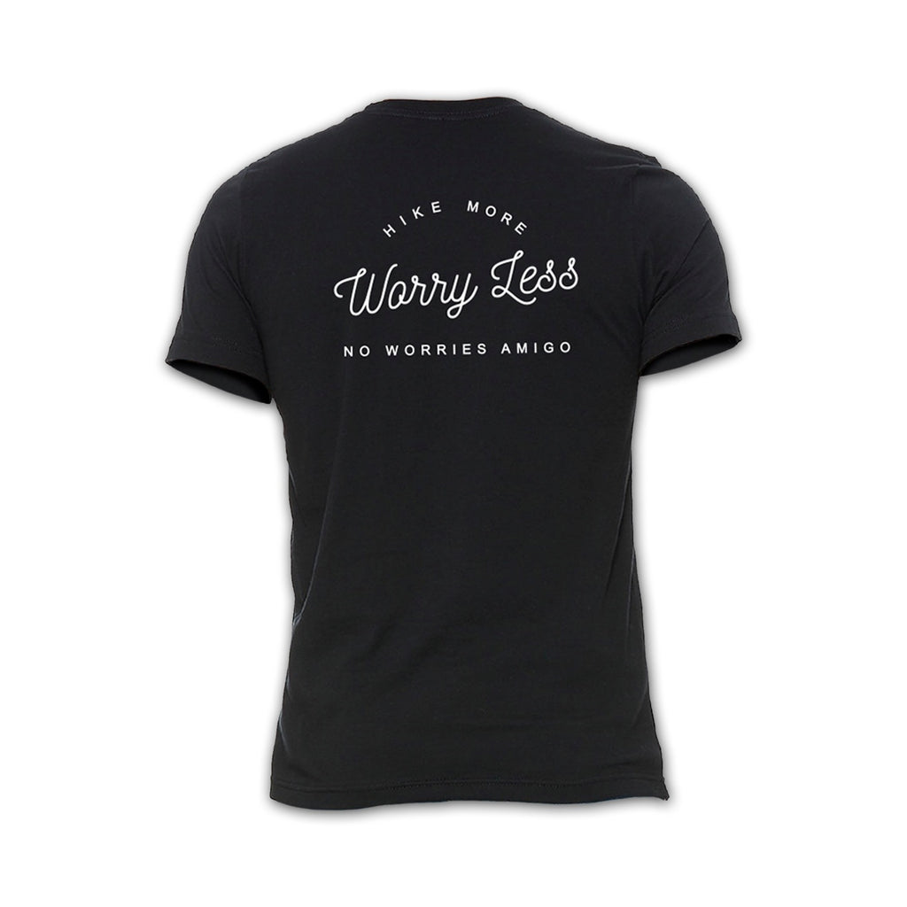 Hike More Worry Less Tee - Black