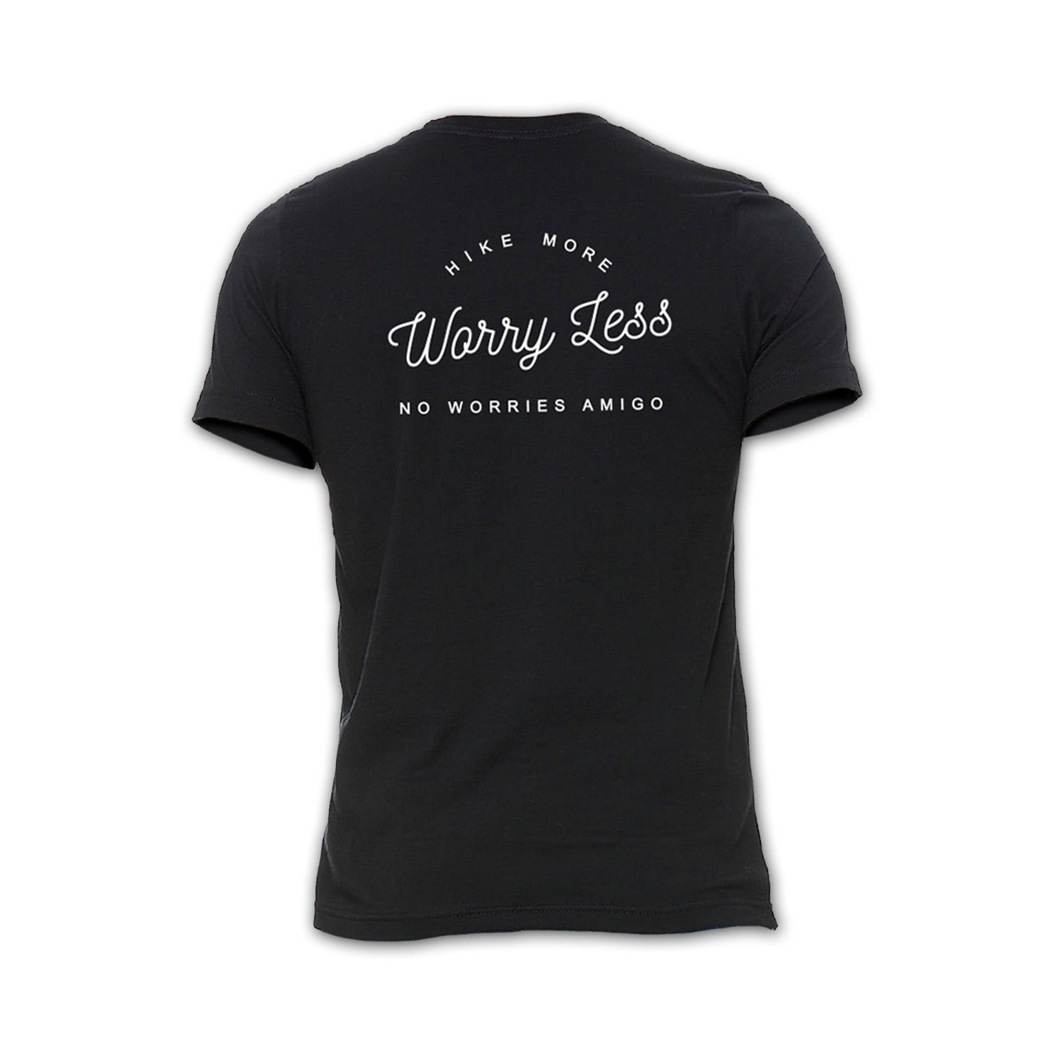Hike More Worry Less Tee - Black