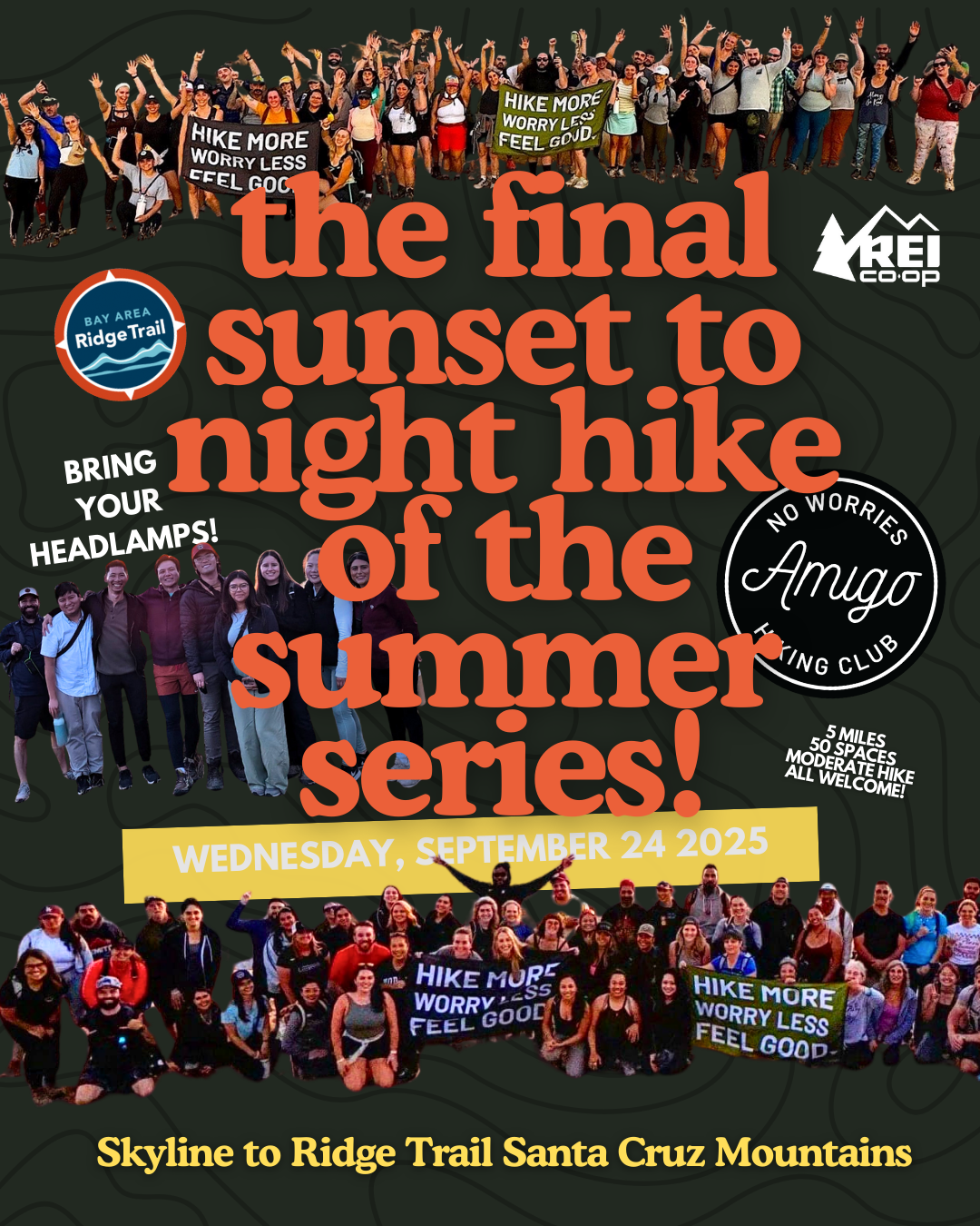 THE FINAL SUNSET TO NIGHT HIKE OF SUMMER 2025!