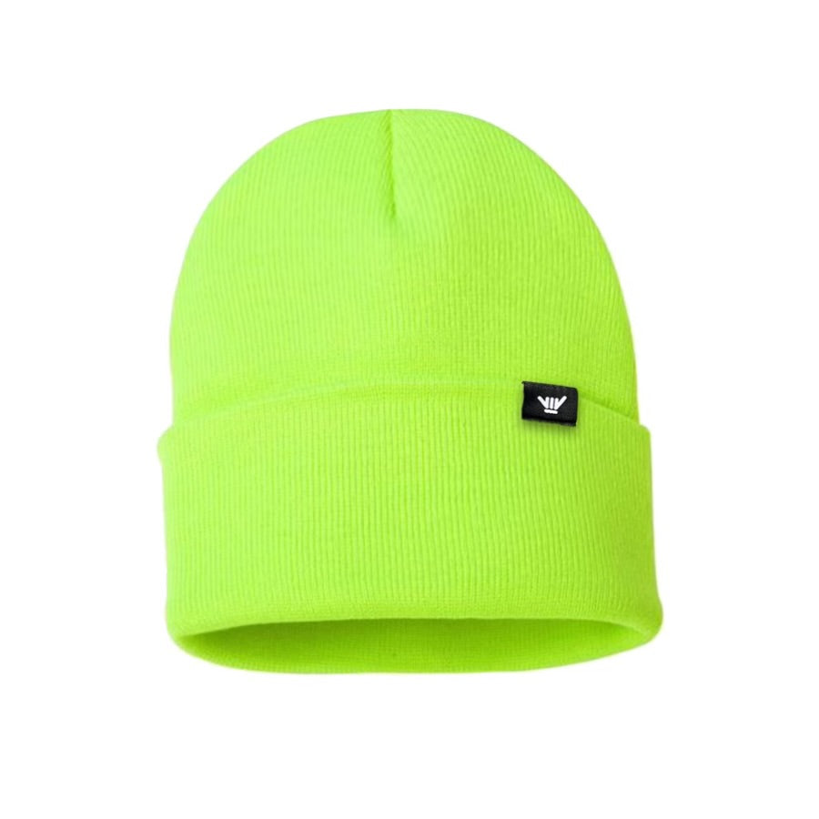 NEW! Knit Cuff Beanie- Safety Yellow