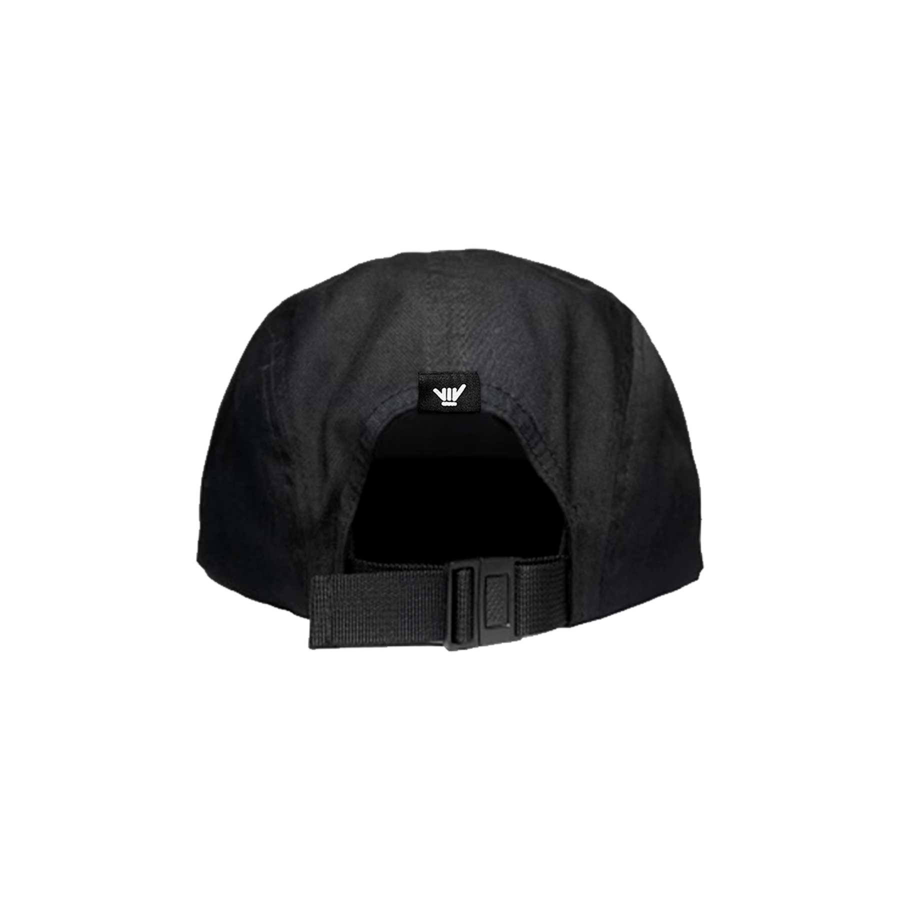 The Trail Blazer, 5 Panel Hat, Limited Black w/ Leather Patch