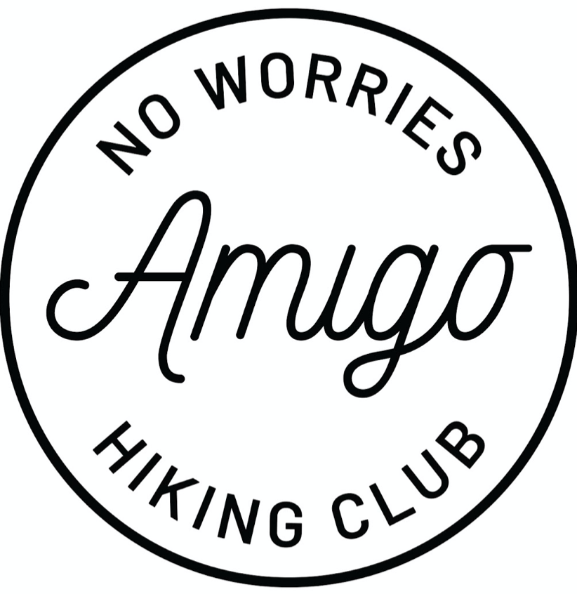 Hiking Club Sticker - White