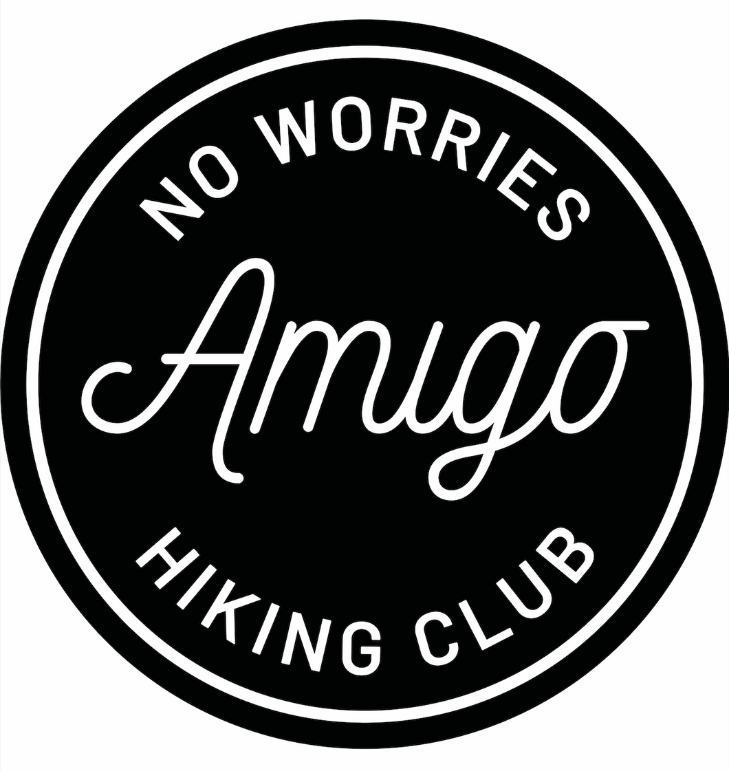 Hiking Club Sticker - Black