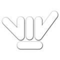 Shaka Decal - White