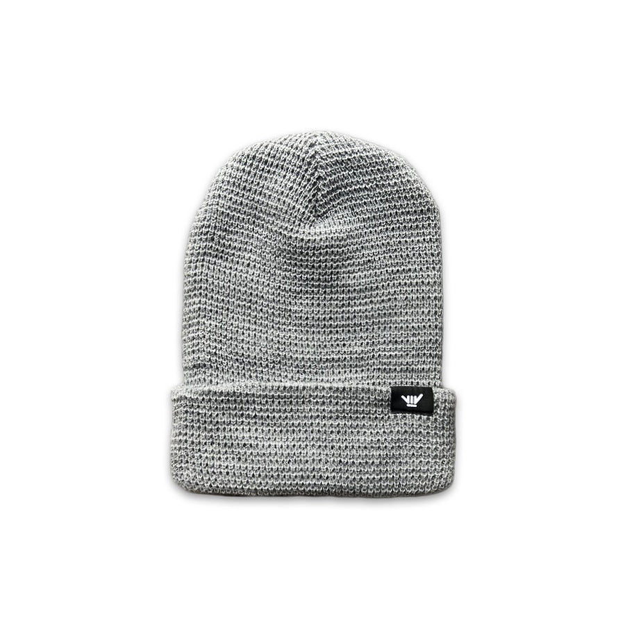 Waffle Beanie - Grey