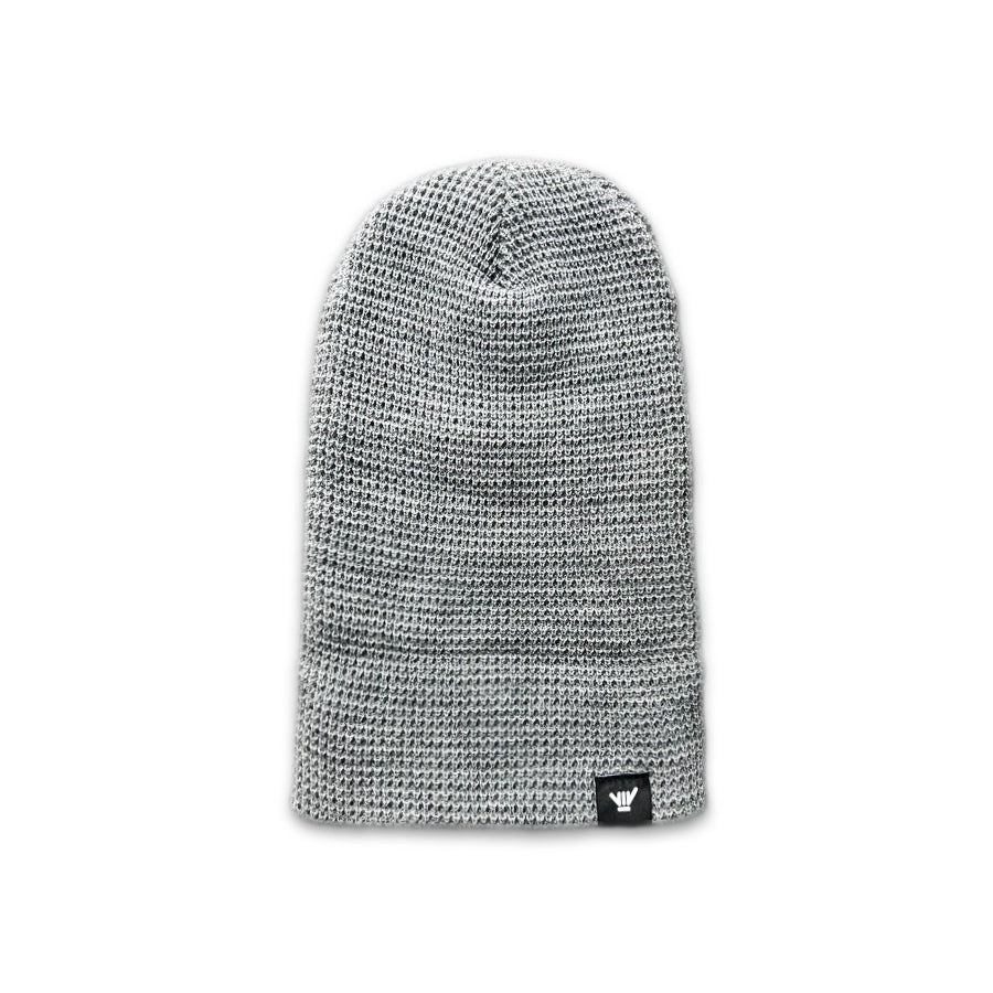Waffle Beanie - Grey